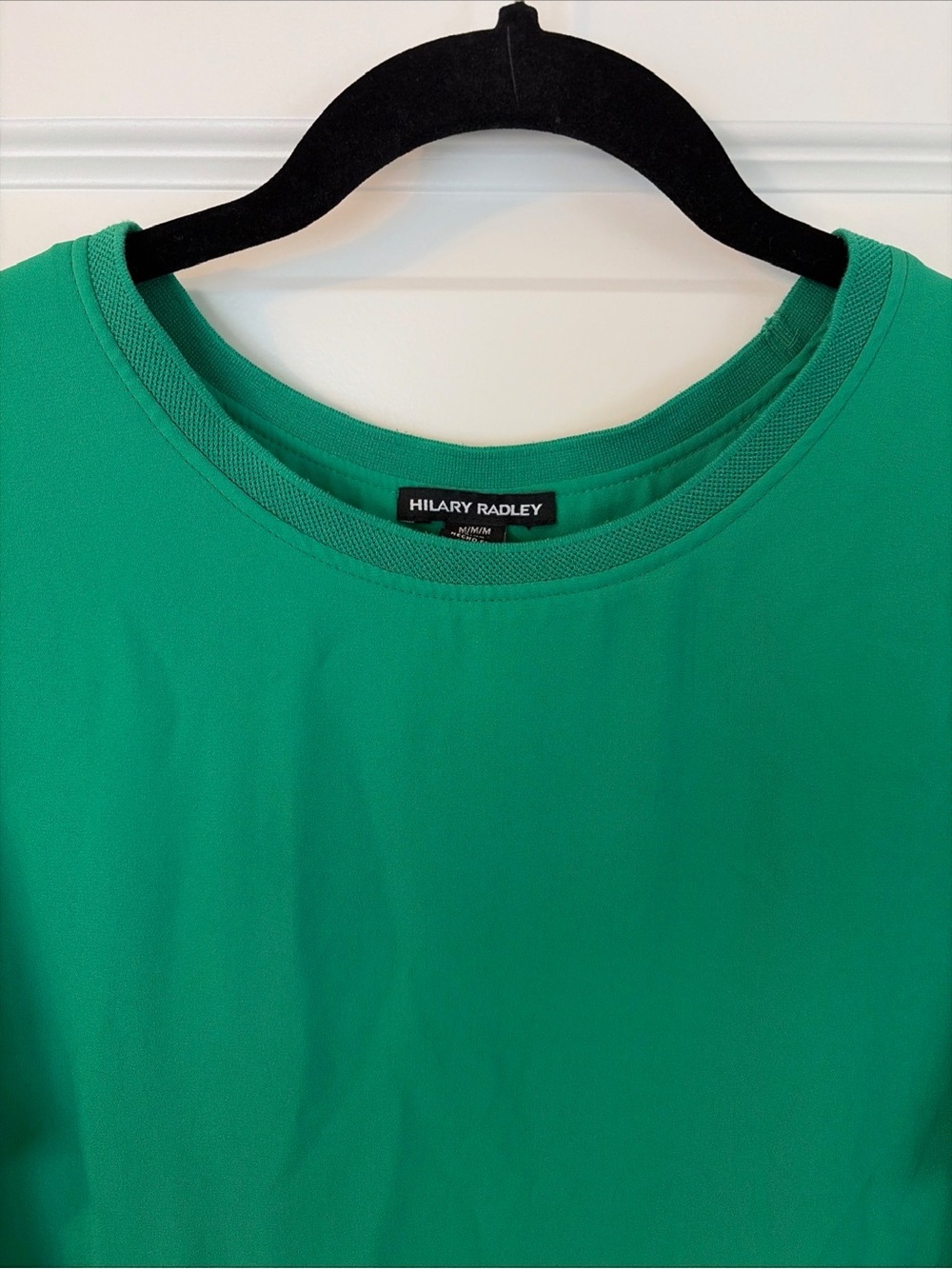 Hilary Radley Women's Short Sleeve Crew Neck Top - Green